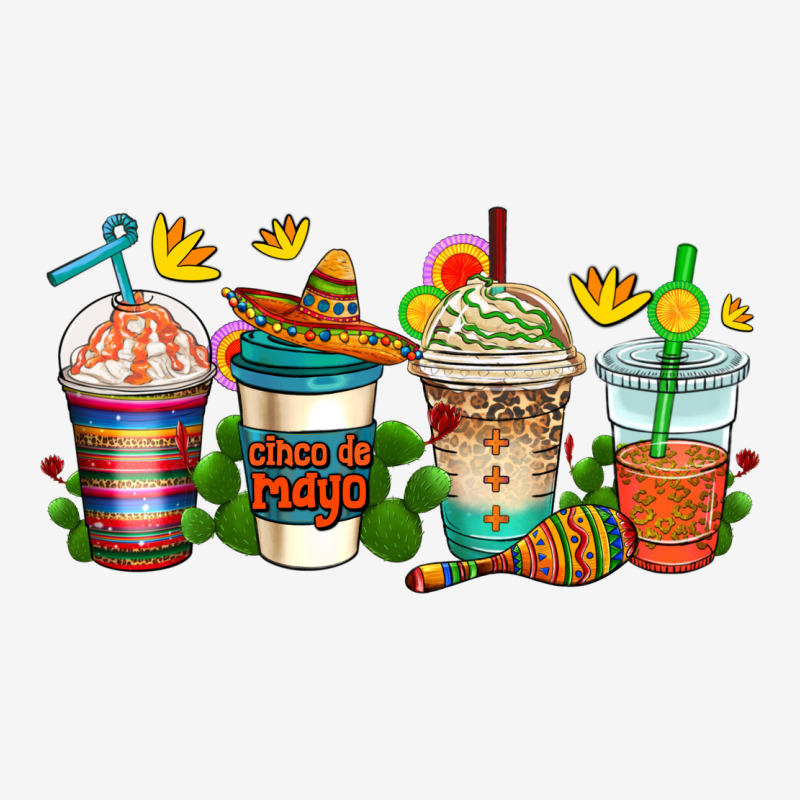 Cinco De Mayo Coffee Cups Urban Hoodie by AdoDesignShop | Teevron