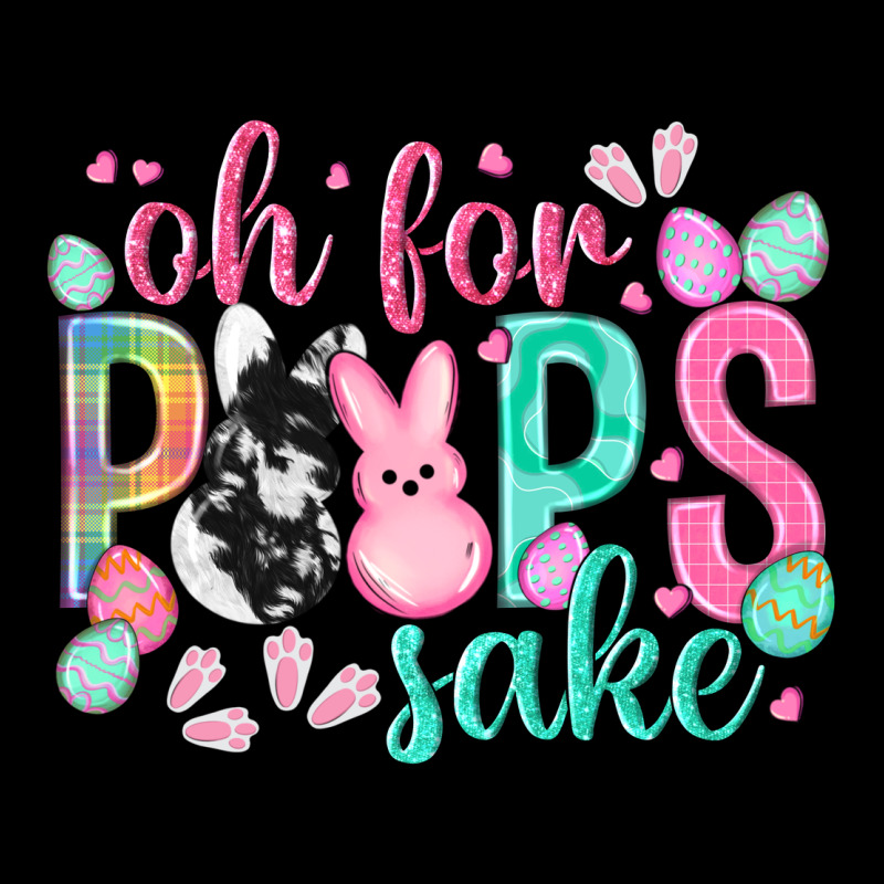 Oh For Peeps Sake Cowhide Easter Day Long Sleeve Tee by HowdyJamesFarm | Teevron