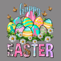 Happy Easter With Eggs Easter Day Vintage Tee | Teevron