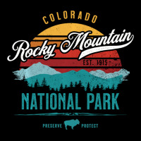 Vintage Rocky Mountain National Park Hiking Travel Souvenir Ladies Tee | Teevron