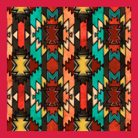 Native American Aztec Seamless Pattern Premium Hoodie | Teevron