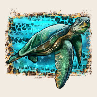 Sea Turtle With Background Premium Sweatshirt | Teevron