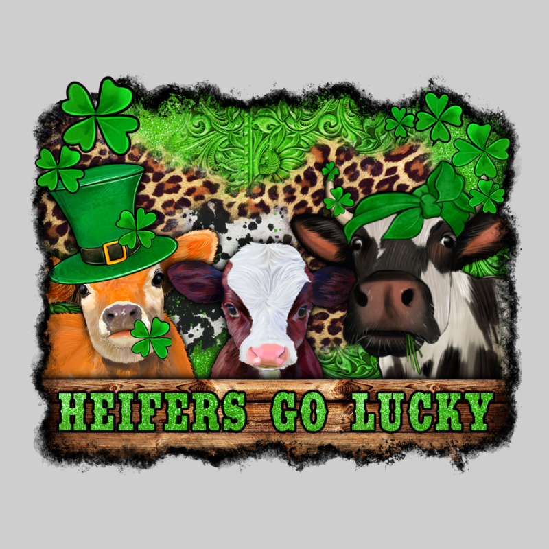 St Patricks Cows Heifers Go Lucky Premium Tee by Jasminsmagicworld | Teevron