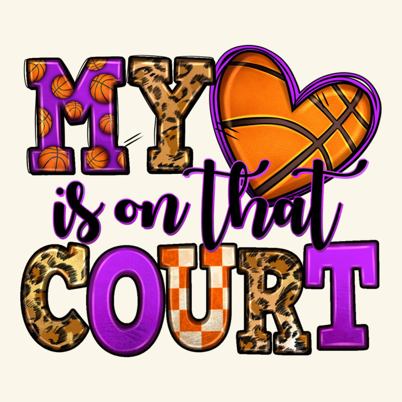 My Heart Is On That Court Basketball Premium Hoodie by Jasminsmagicworld | Teevron