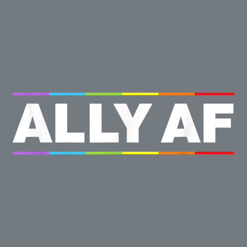 Ally Af Pride Rainbow Shirt  Proud Lgbtq Ally Tshirt Heavyweight Sweatshirt by minhPixels | Teevron