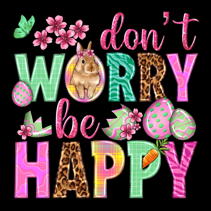 Don't Worry Be Happy Easter Day Long Sleeve Tee by HowdyJamesFarm | Teevron