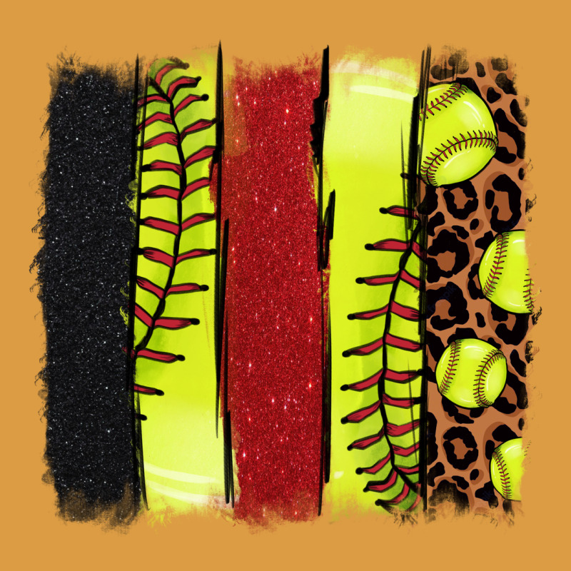 Softball Brushstroke Urban Heavy Tee by HowdyJamesFarm | Teevron