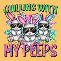 Chilling With My Peeps Easter Bunnies Cowgirl Cowg Vintage Hoodie | Teevron
