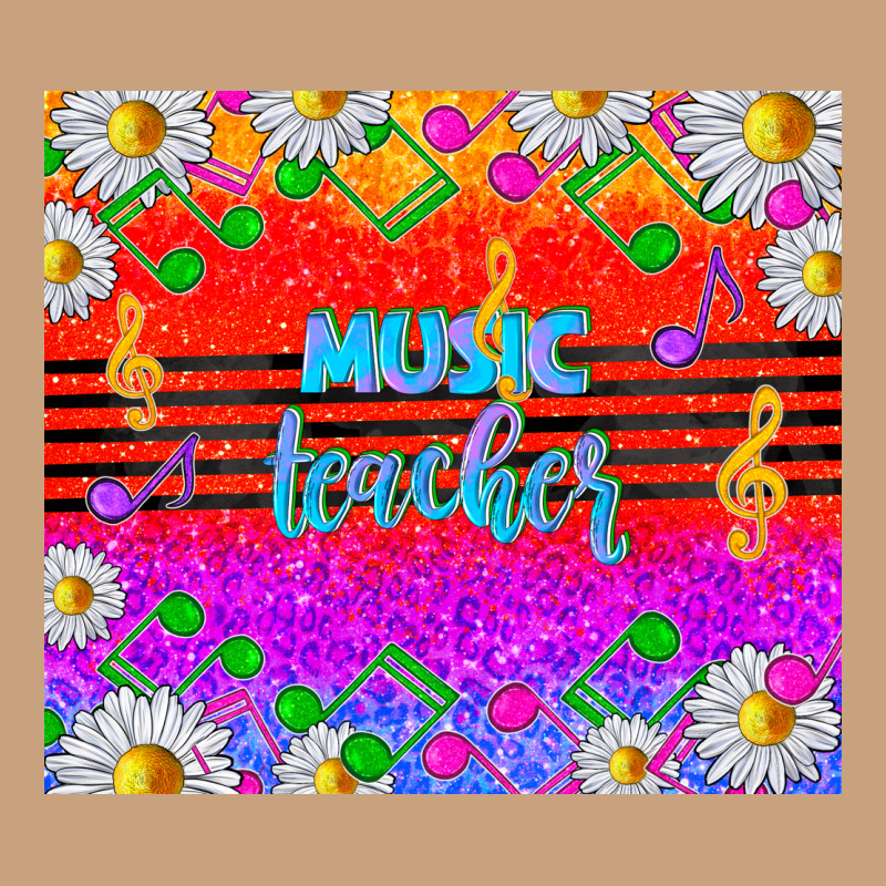 Rainbow Music Teacher Vintage Tee by TumblerDesignByShophia | Teevron