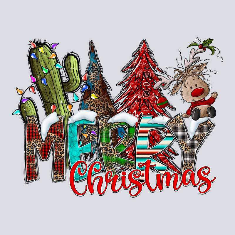 Merry Christmas Zipper Hoodie by CowhideDigitalArt | Teevron