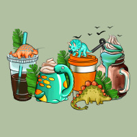 Dinosaur Coffee Cups Urban Hoodie | Teevron