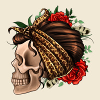 Leopard Bandana And Roses Skull Premium Tee | Teevron
