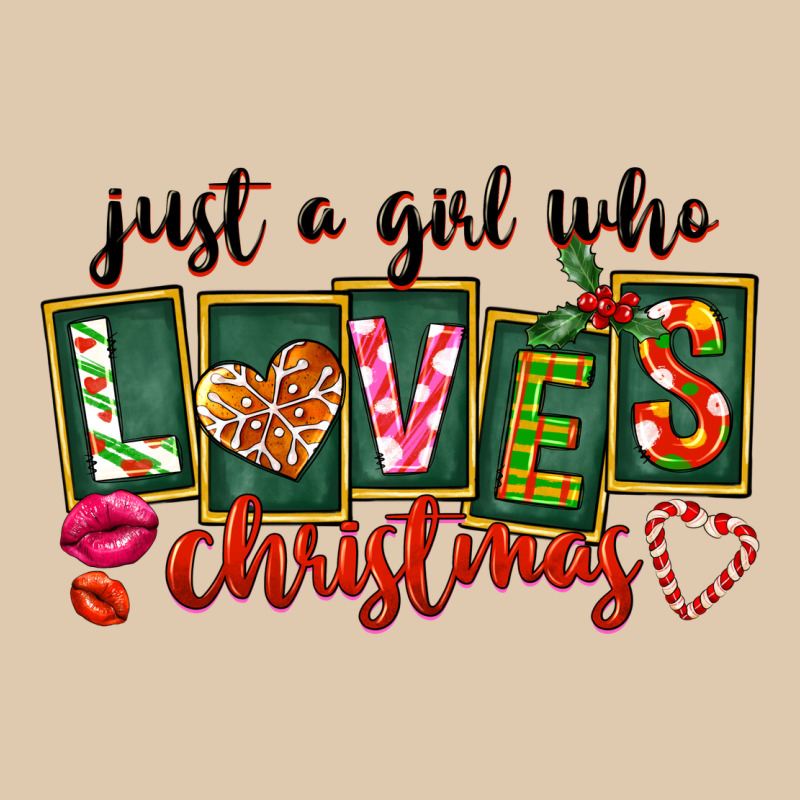 Just A Girl Who Loves Christmas Heavyweight Sweatshirt by FaDigitalArtStudio | Teevron