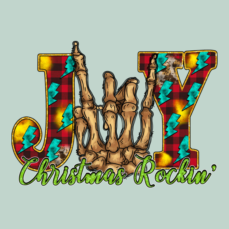 Joy Christmas Rockin Zipper Hoodie by CowhideDigitalArt | Teevron