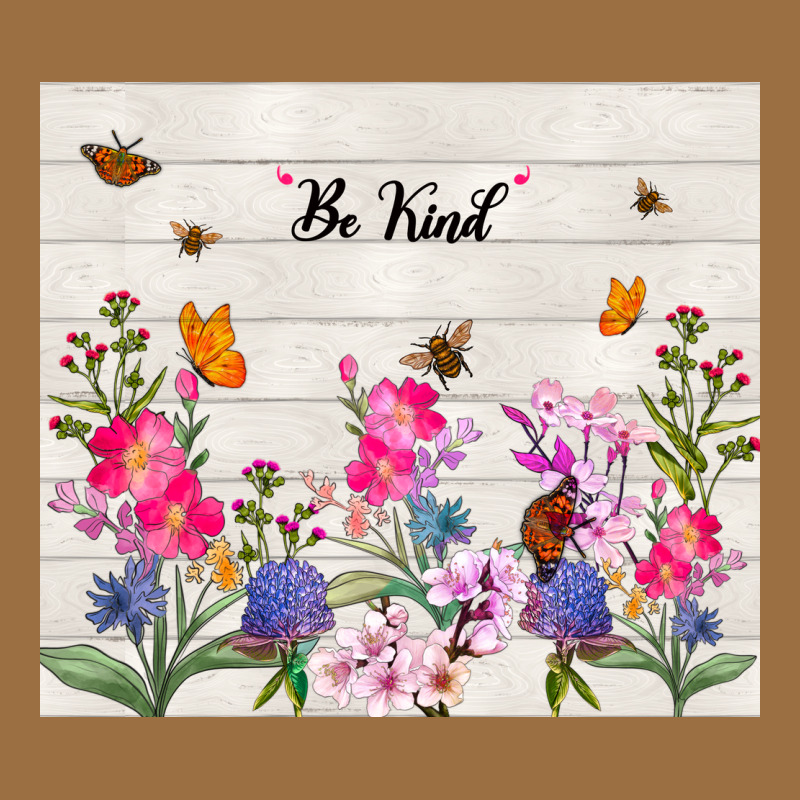 Be Kind Wildflower Vintage Tee by TumblerDesignByShophia | Teevron