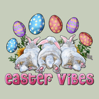 Easter Vibes With Bunny And Eggs Ladies Tee | Teevron