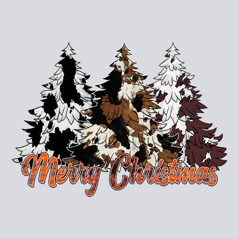 Merry Christmas Cowhide Trees Zipper Hoodie by CowhideDigitalArt | Teevron