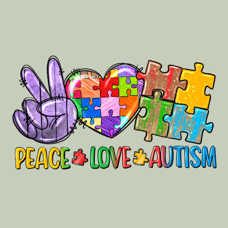 Peace Love Autism Long Sleeve Tee by CowGirlArtShop | Teevron