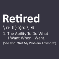 Retired Definition Not My Problem Anymore Funny Retirement Vintage Hoodie | Teevron