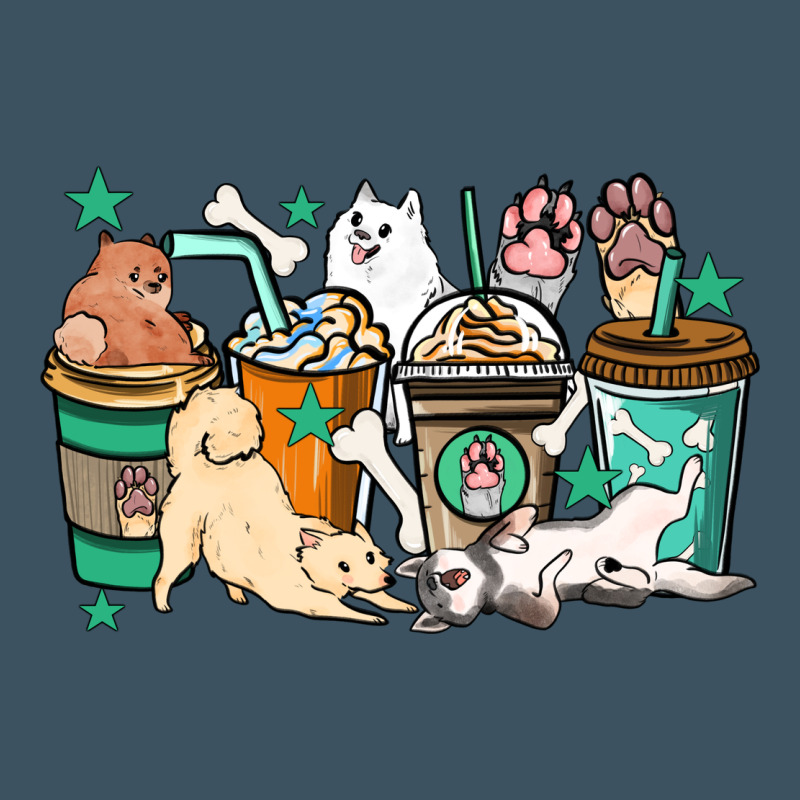 Dog Coffee Cups Urban Heavy Tee by HowdyJamesFarm | Teevron