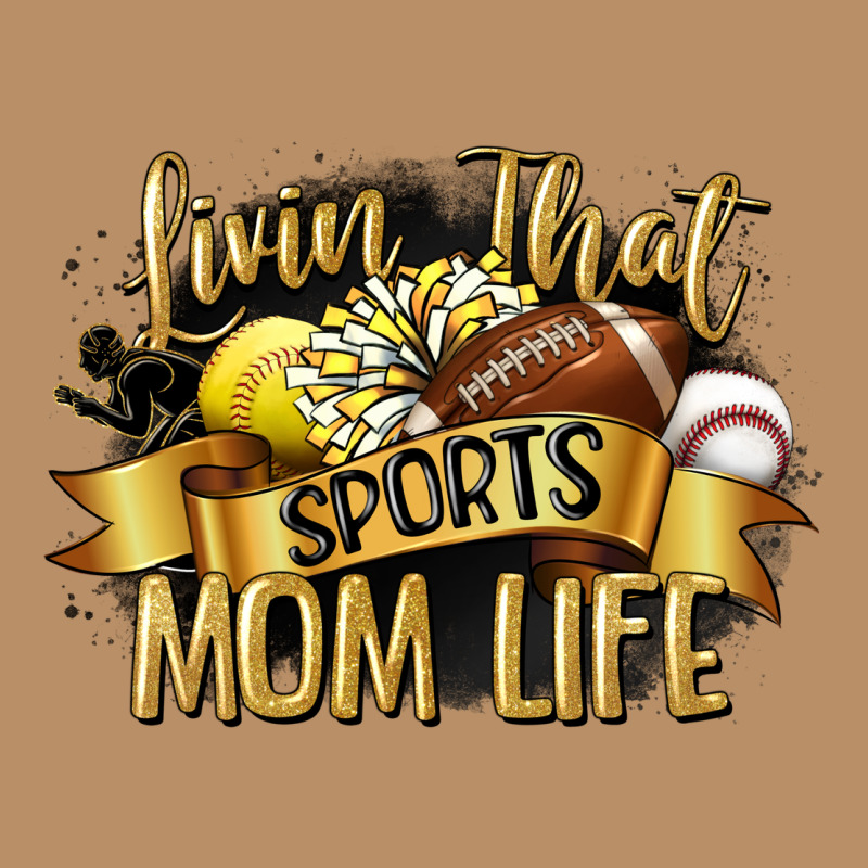 Livin That Sports Mom Life Vintage Hoodie by CowGirlArtShop | Teevron