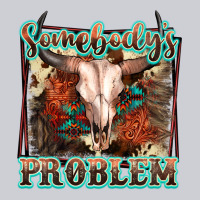 Somebody's Problem Bull Skull Heavyweight Sweatshirt | Teevron