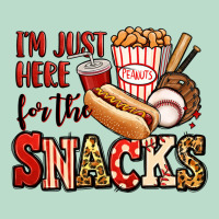 I'm Just Here For The Snacks Baseball Premium Hoodie | Teevron