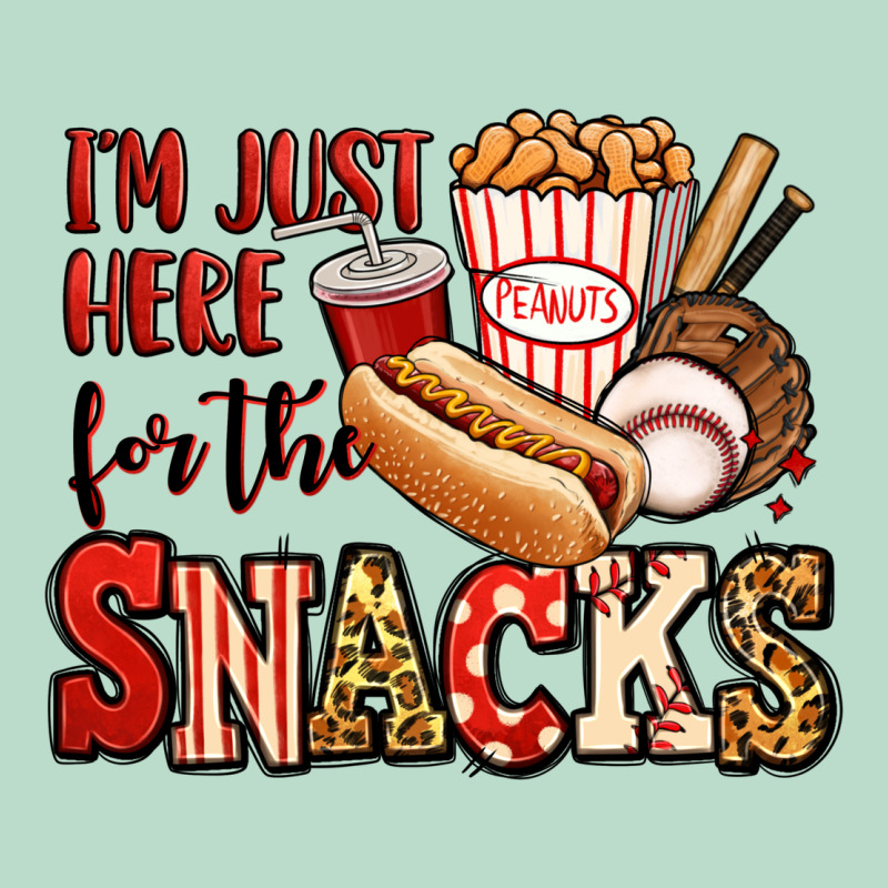 I'm Just Here For The Snacks Baseball Premium Hoodie by Jasminsmagicworld | Teevron