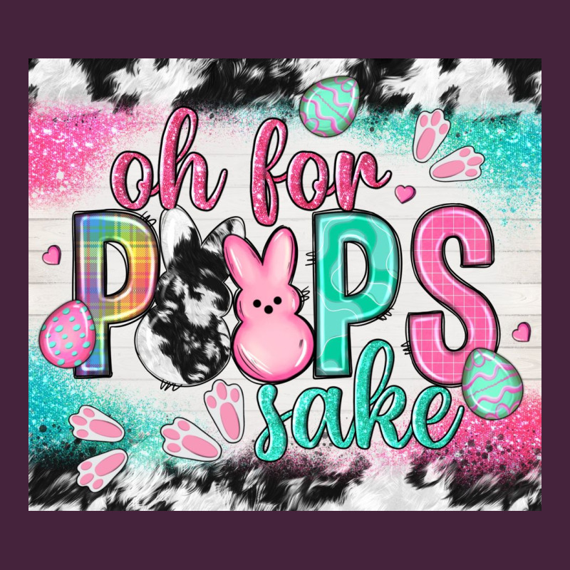 Oh For Peeps Sake With Cowhide Tumbler Easter Day Long Sleeve Tee by HowdyJamesFarm | Teevron