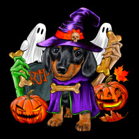 Halloween Dachshund Puppy Dog Ladies Tee | Teevron