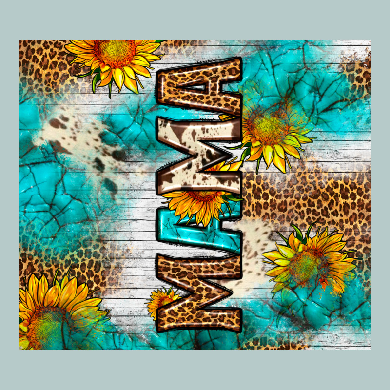 Mama Leopard Sunflower Heavy Core Tee by LillyAllenDesigns | Teevron