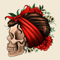 Bandana And Roses Skull Premium Tee | Teevron