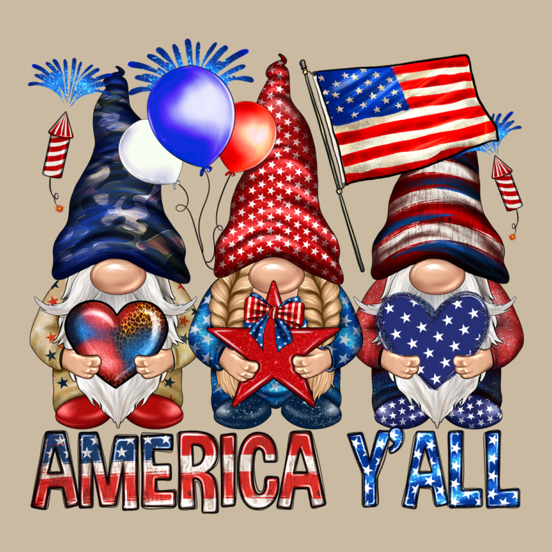 America Y'all With Gnomies Long Sleeve Tee by HowdyJamesFarm | Teevron