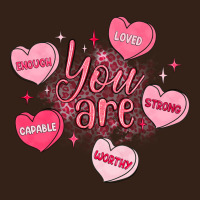 You Are Enough Valentines Day Heavy Core Tee | Teevron