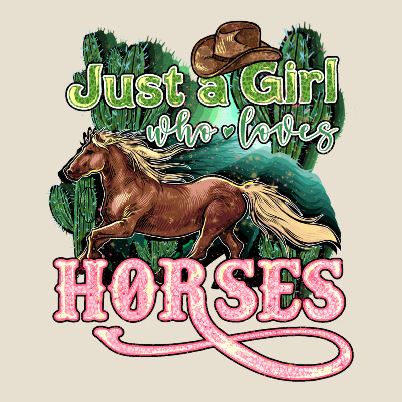 Just A Girl Who Loves Horses Urban Heavy Tee by HowdyJamesFarm | Teevron
