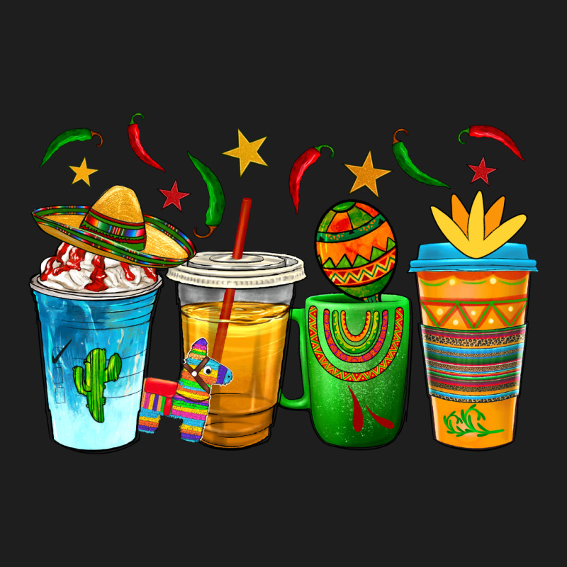Cinco De Mayo Coffee Cups Classic Tee by texasbilliewilder | Teevron
