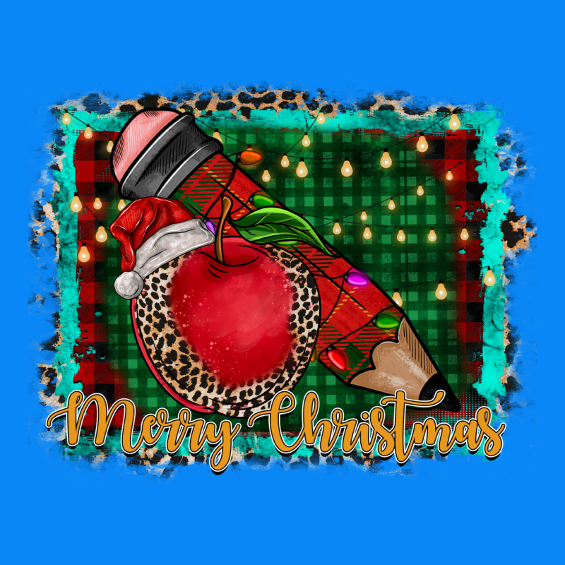 Merry Christmas Teacher Zipper Hoodie by CowhideDigitalArt | Teevron