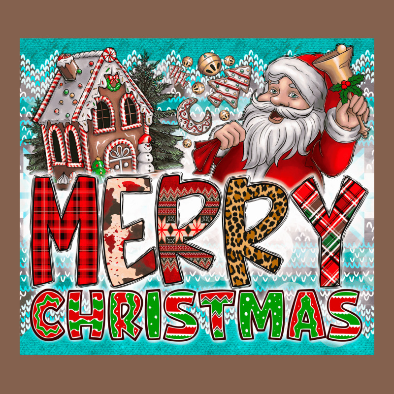 Merry Christmas Zipper Hoodie by CowhideDigitalArt | Teevron