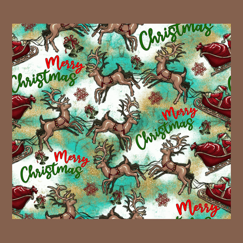 Christmas Magic Pattern Zipper Hoodie by CowhideDigitalArt | Teevron