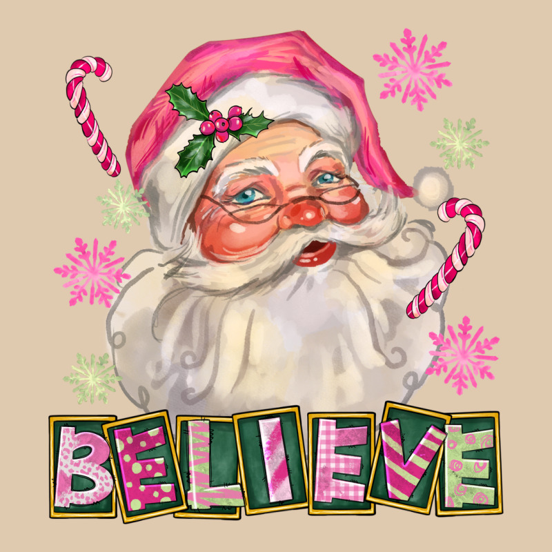 Pink Believe Santa Christmas Heavyweight Sweatshirt by FaDigitalArtStudio | Teevron