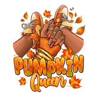 Pumpkin queen Fall black girl sneakers | Teevron