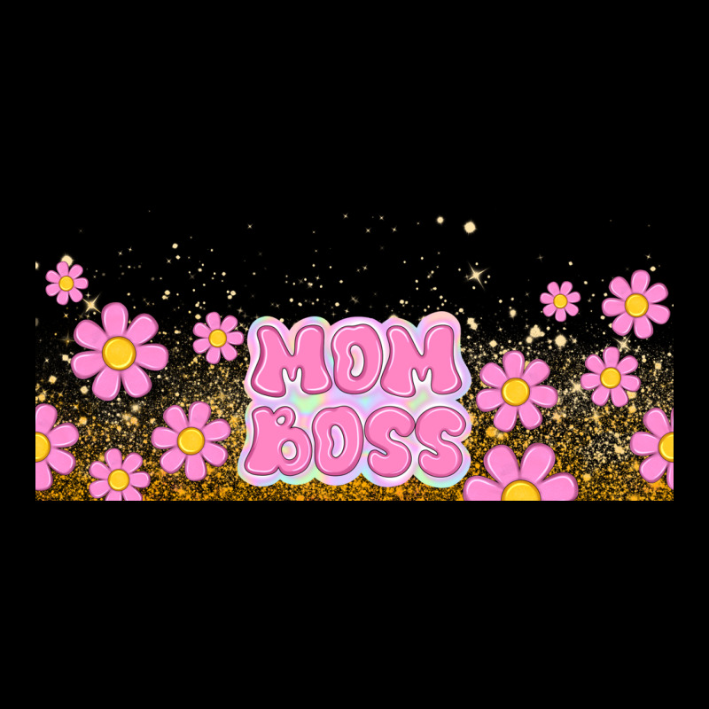Mom Boss Daisies Urban Heavy Tee by TumblerDesignByShophia | Teevron