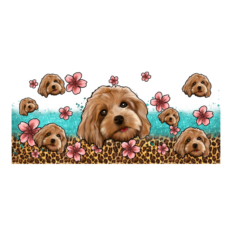 Floral Cockapoo Premium Tee by Jasminsmagicworld | Teevron