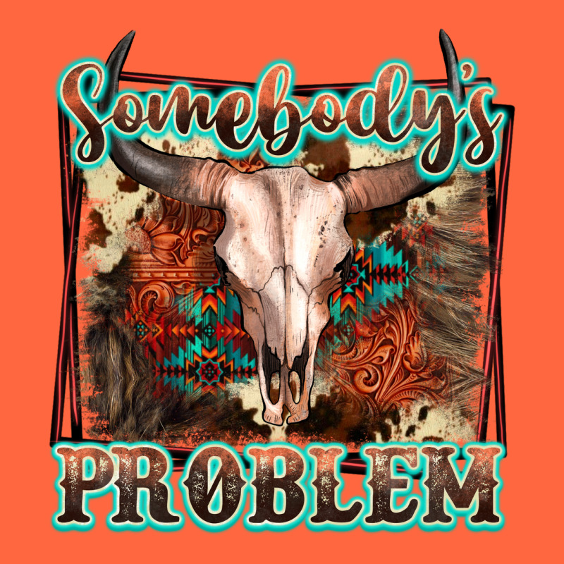 Somebody's Problem Bull Skull Premium Hoodie by FaDigitalArtStudio | Teevron