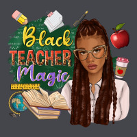 Black Teacher Magic With Afro Classic Tee | Teevron
