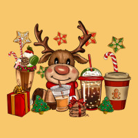 Reindeer Coffe Cups Christmas Vintage Hoodie | Teevron
