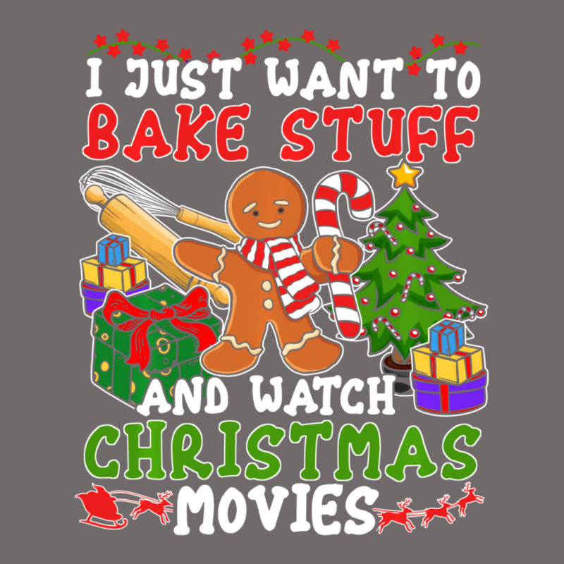 I Just Want To Bake Stuff And Watch Christmas Movies Urban Heavy Tee by minhPixels | Teevron