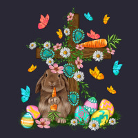 Western Rabbit With Cross Easter Day Vintage Tee | Teevron