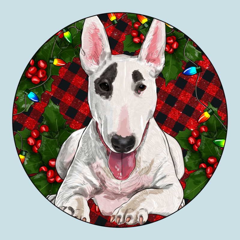 Christmas Bull Terrier Ladies Tee by RanaPortraitStore | Teevron