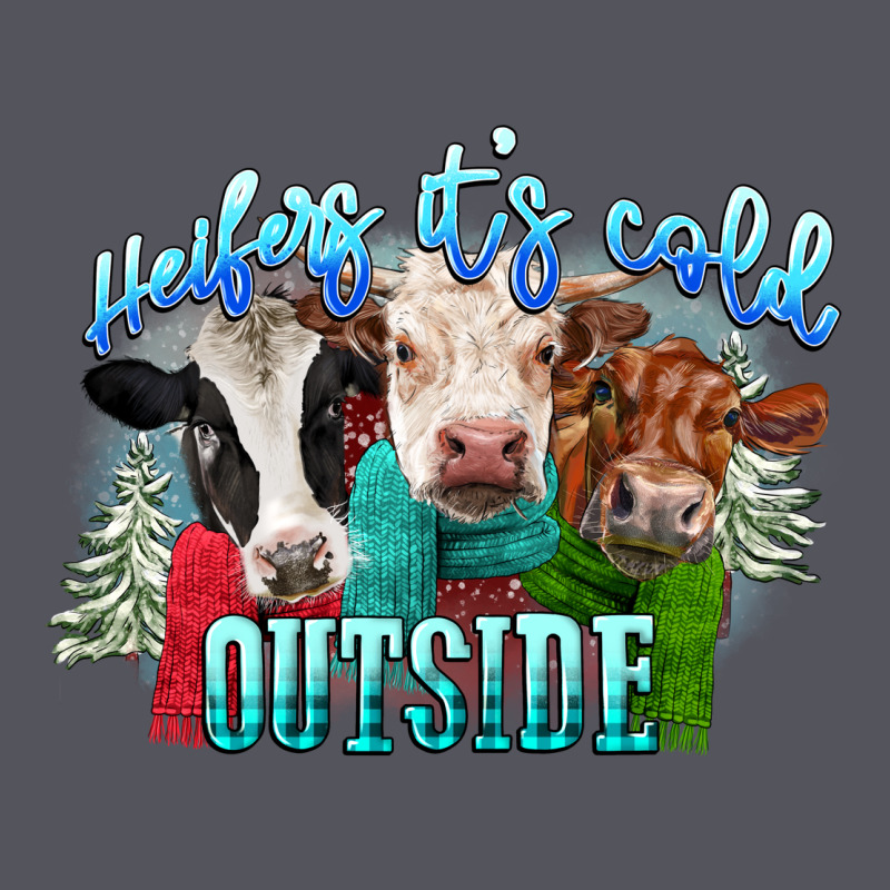 Heifers Its Cold Outside Vintage Hoodie by CowGirlArtShop | Teevron